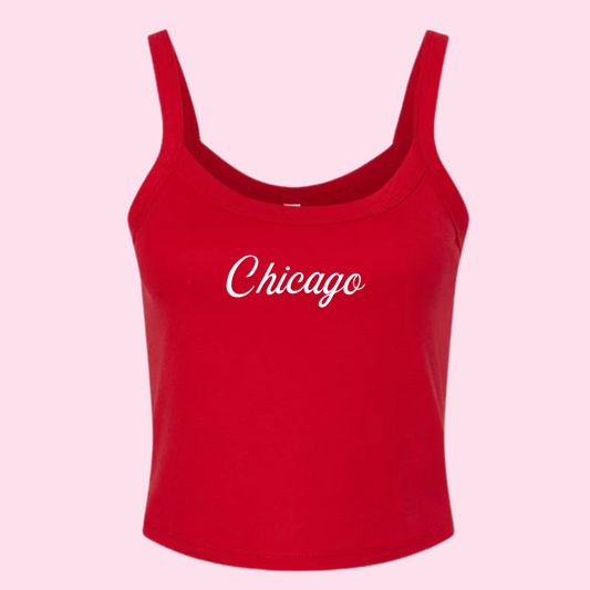 Chicago Red Tank Top
