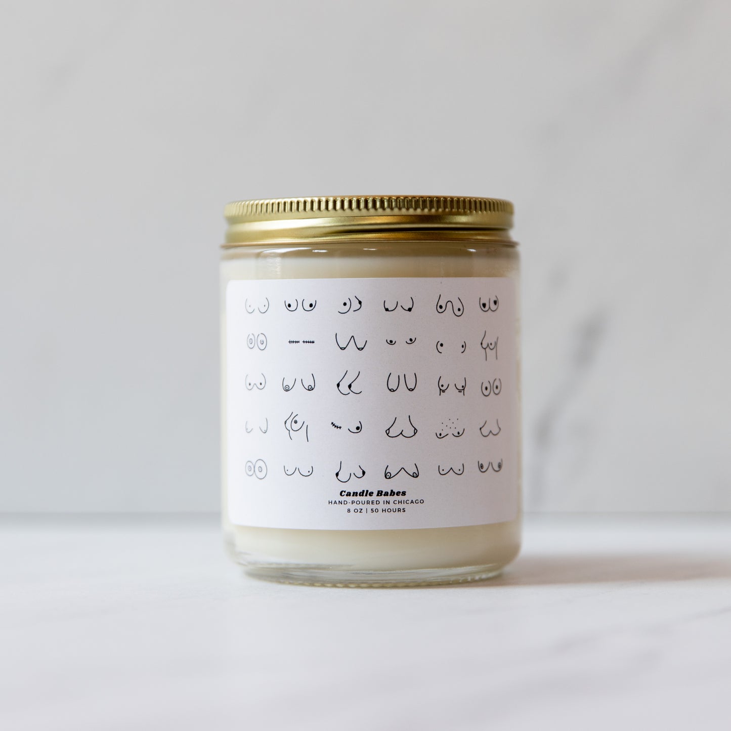 Boobies Candle