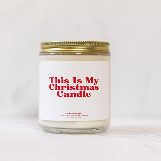 This Is My Christmas Candle