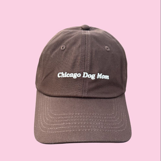 Embroidered Chicago Dog Mom Hat | Candle Babes