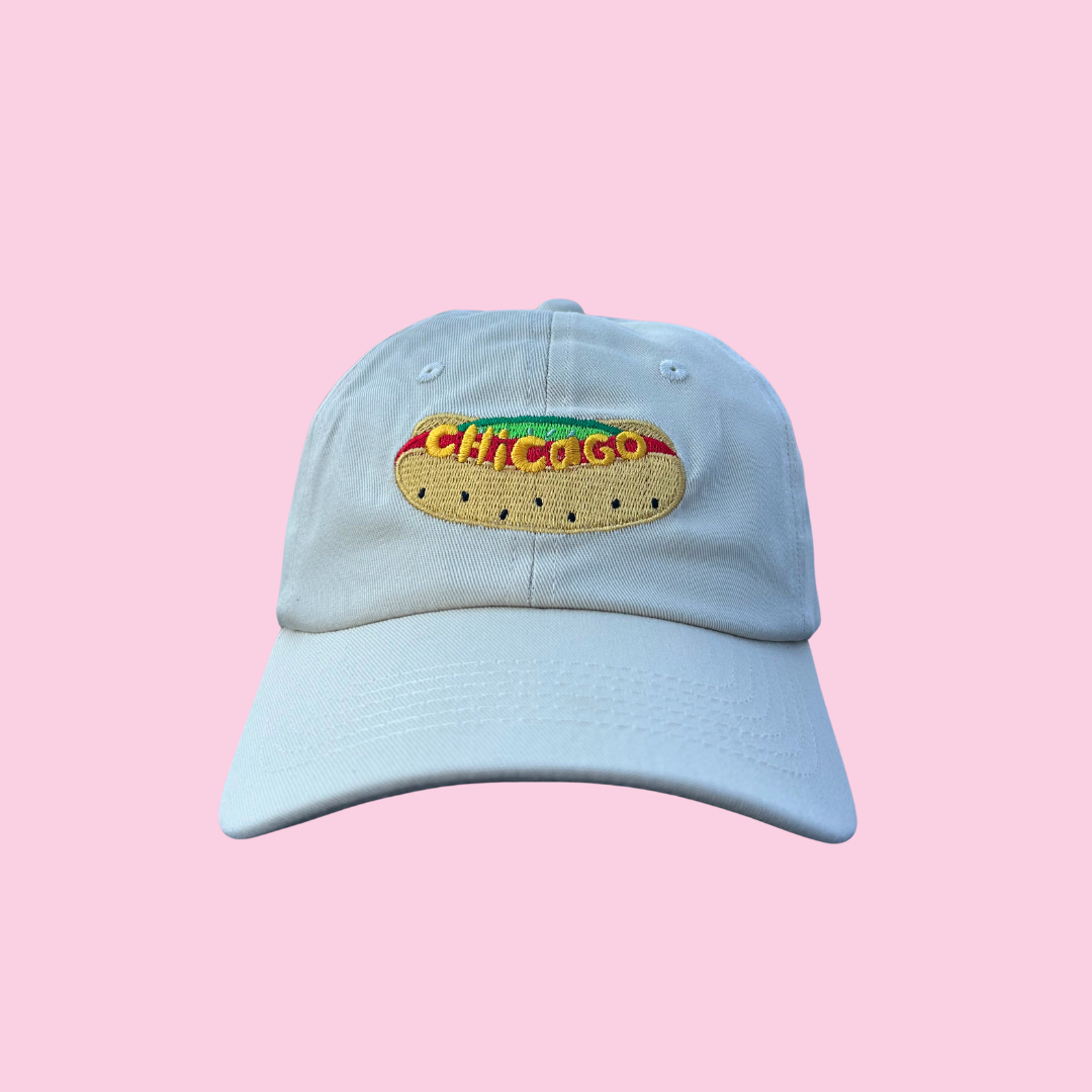 Embroidered Chicago Hot Dogs Hat | Candle Babes