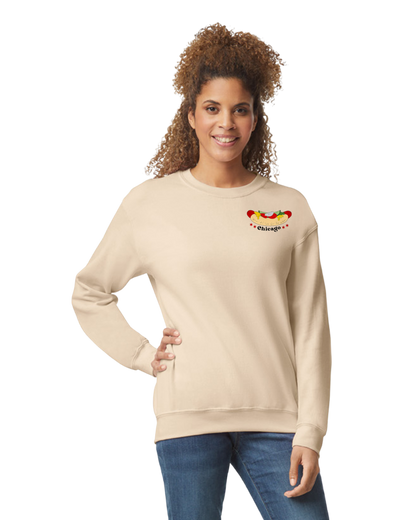 Chicago Beige Hot Dog Sweater